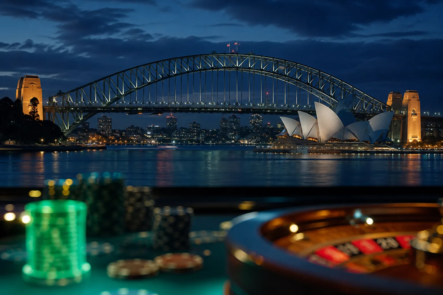 Editorial city guide graphic for Adelaide Casino readers in Sydney, NSW