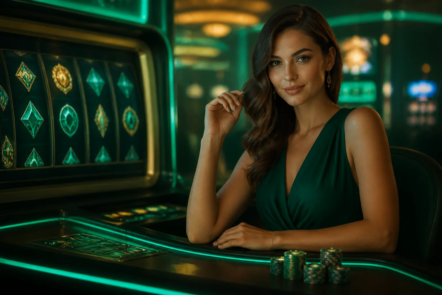 Pokies features artwork for Adelaide Casino